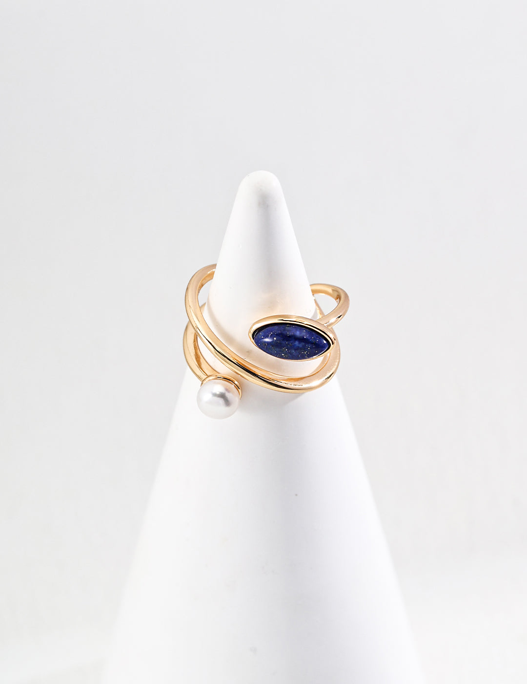 Lapis Lazuli Swirling Ring