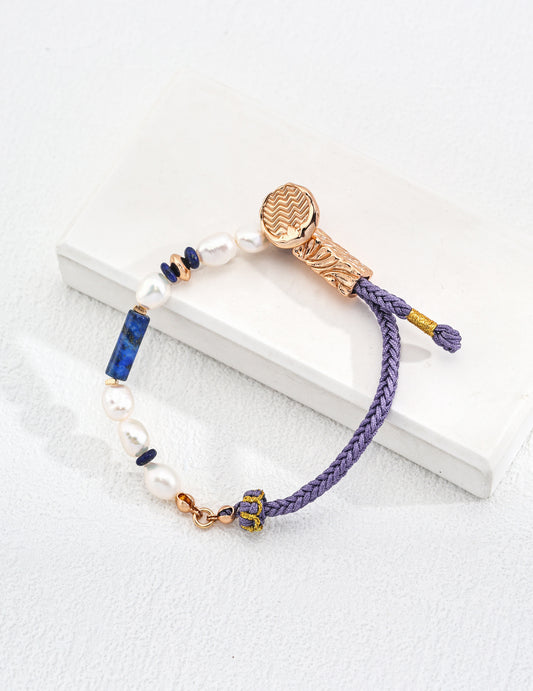 Lapis Lazuli Braided Bracelet