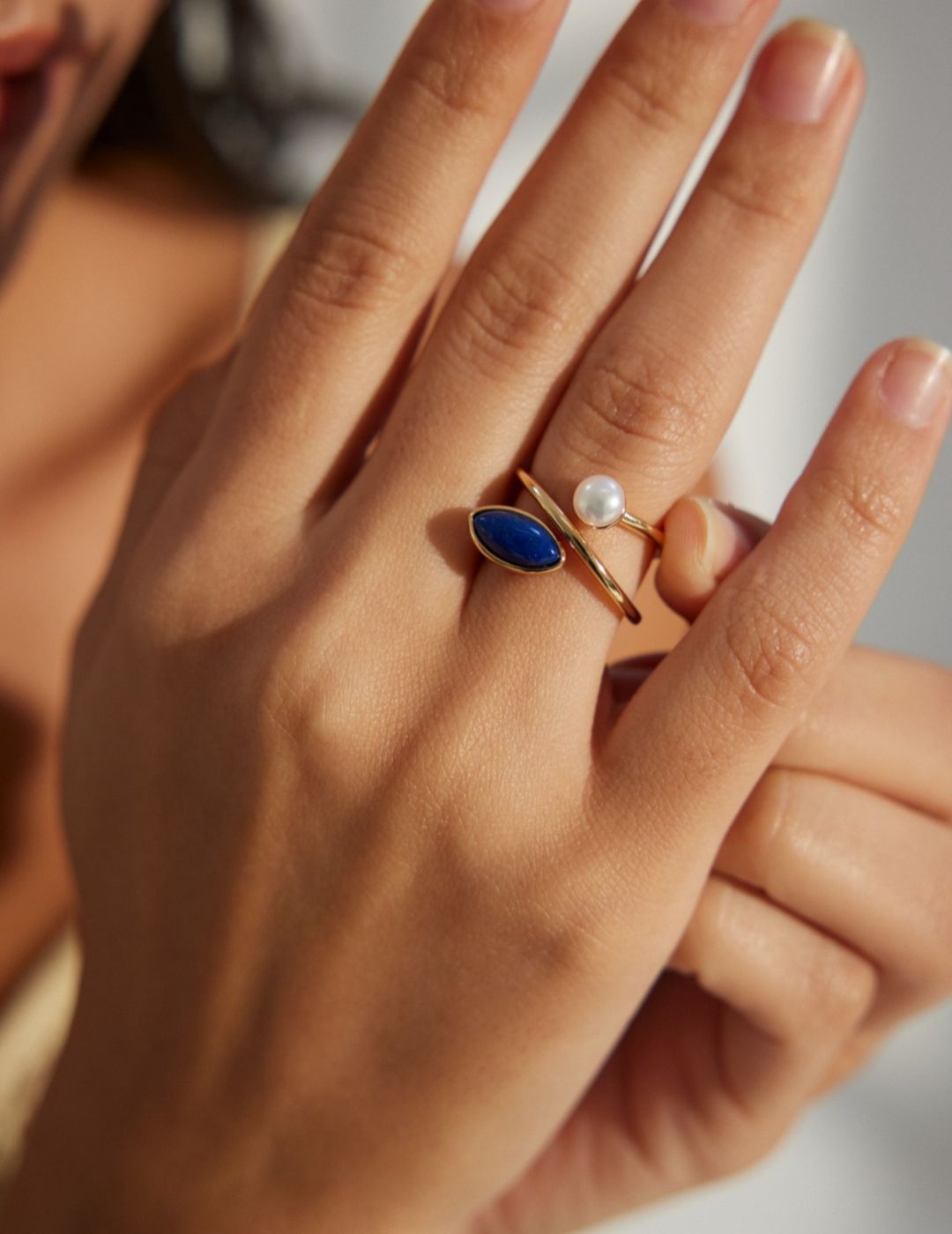 Lapis Lazuli Swirling Ring